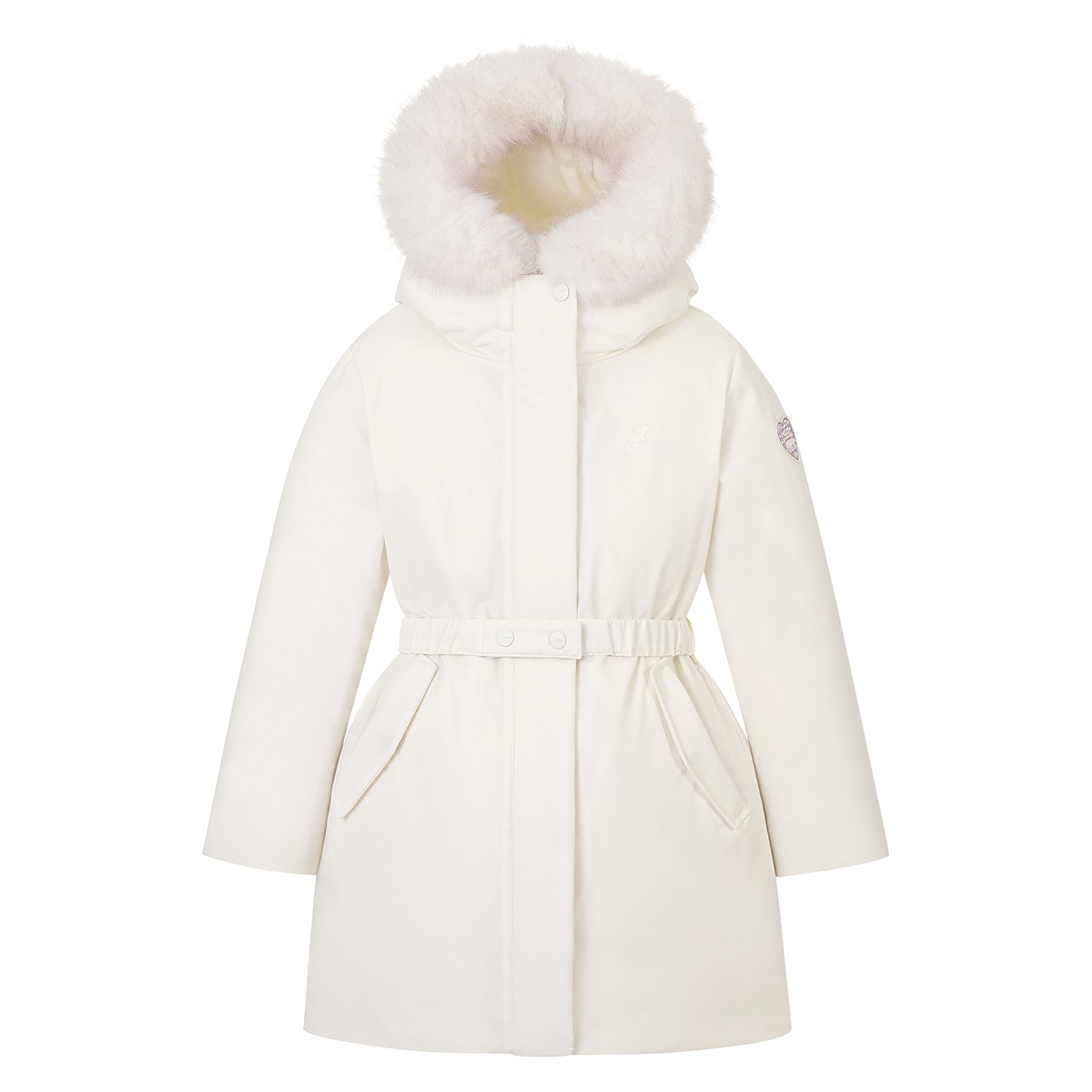 네파 키즈 미드 다운 자켓 - 크림, 160 네파 키즈 미드 다운 자켓 - 크림, 160