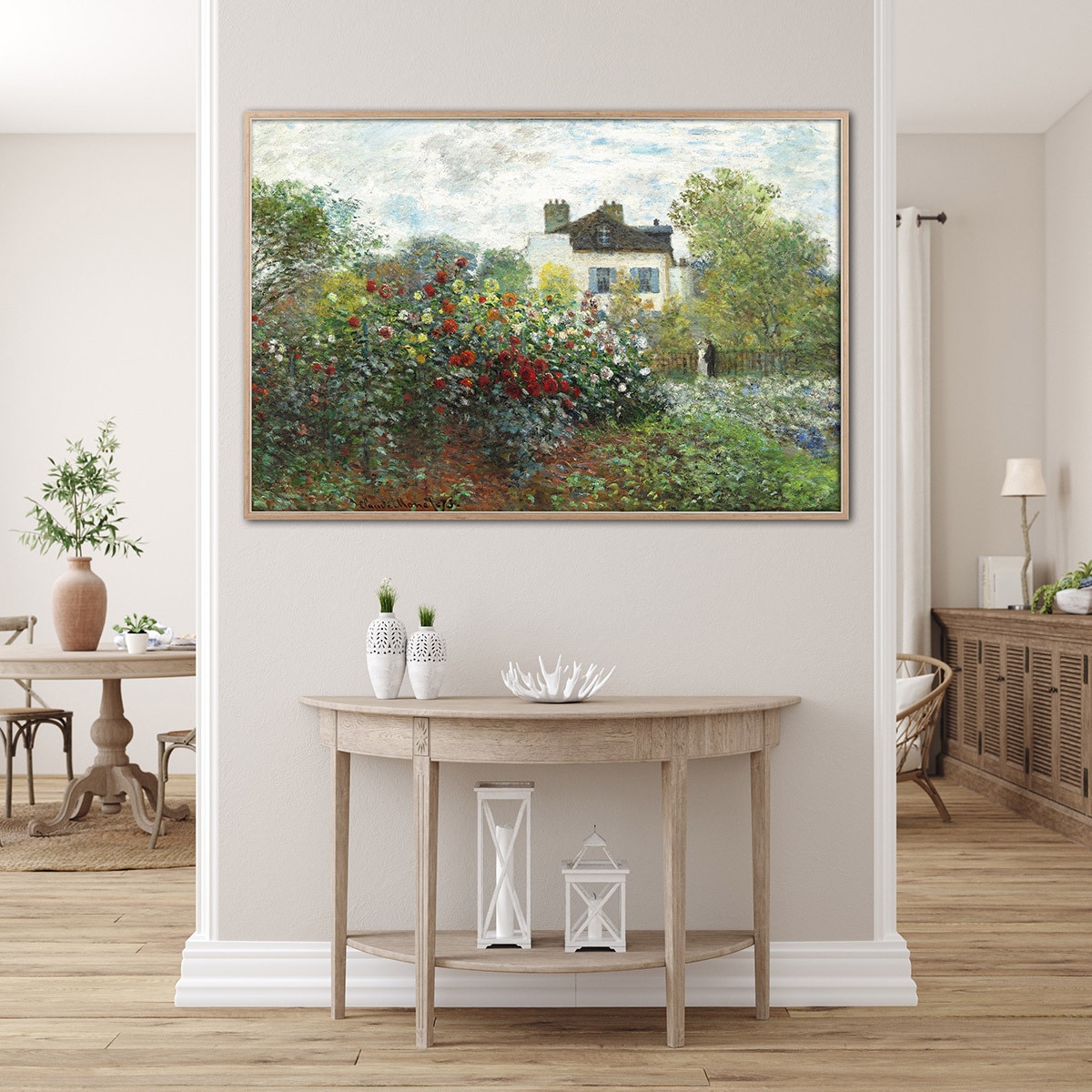 지클레 그림 액자 91x61cm - 모네, 화가의 정원