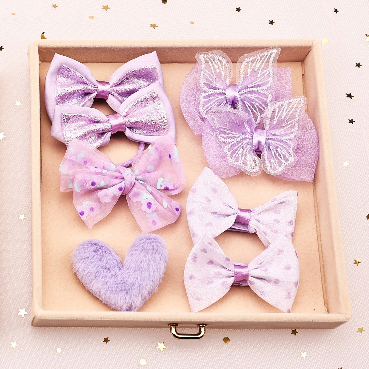 헤어 & 반지 액세서리 80개 세트