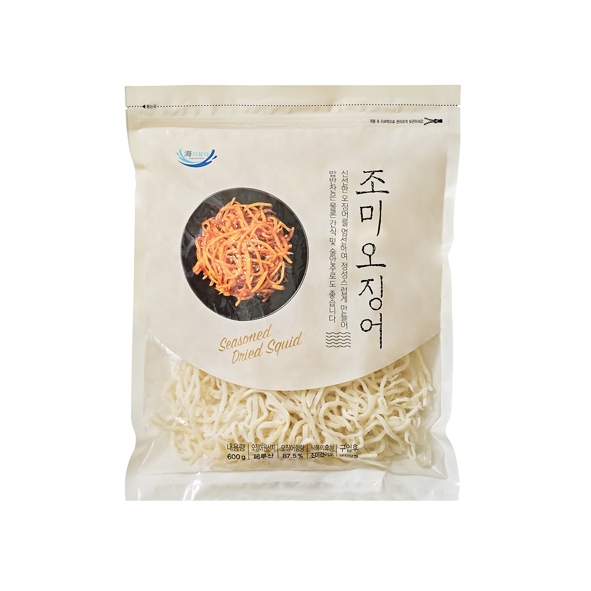 해담다조미오징어채 600g x 5