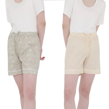 비비안 여성 면라운지반바지2PK