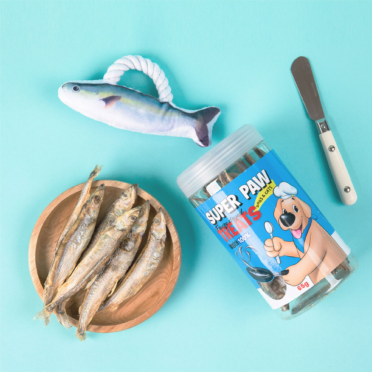 슈퍼포우 동결건조 트릿 열빙어 65g x 3