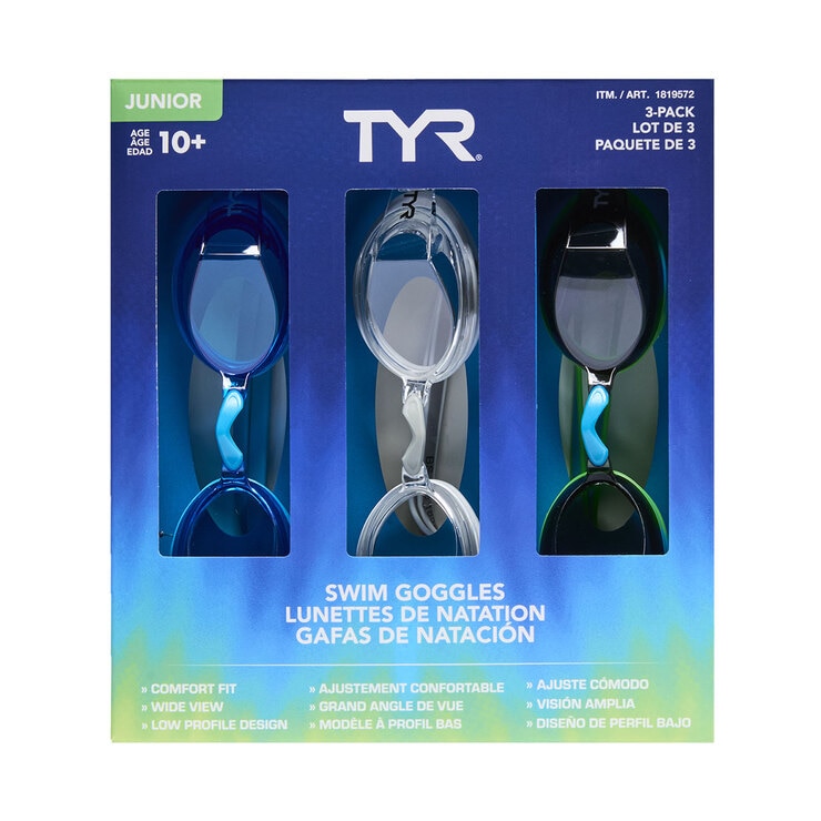 TYR 아동용 물안경 3개 TYR 아동용 물안경 3개