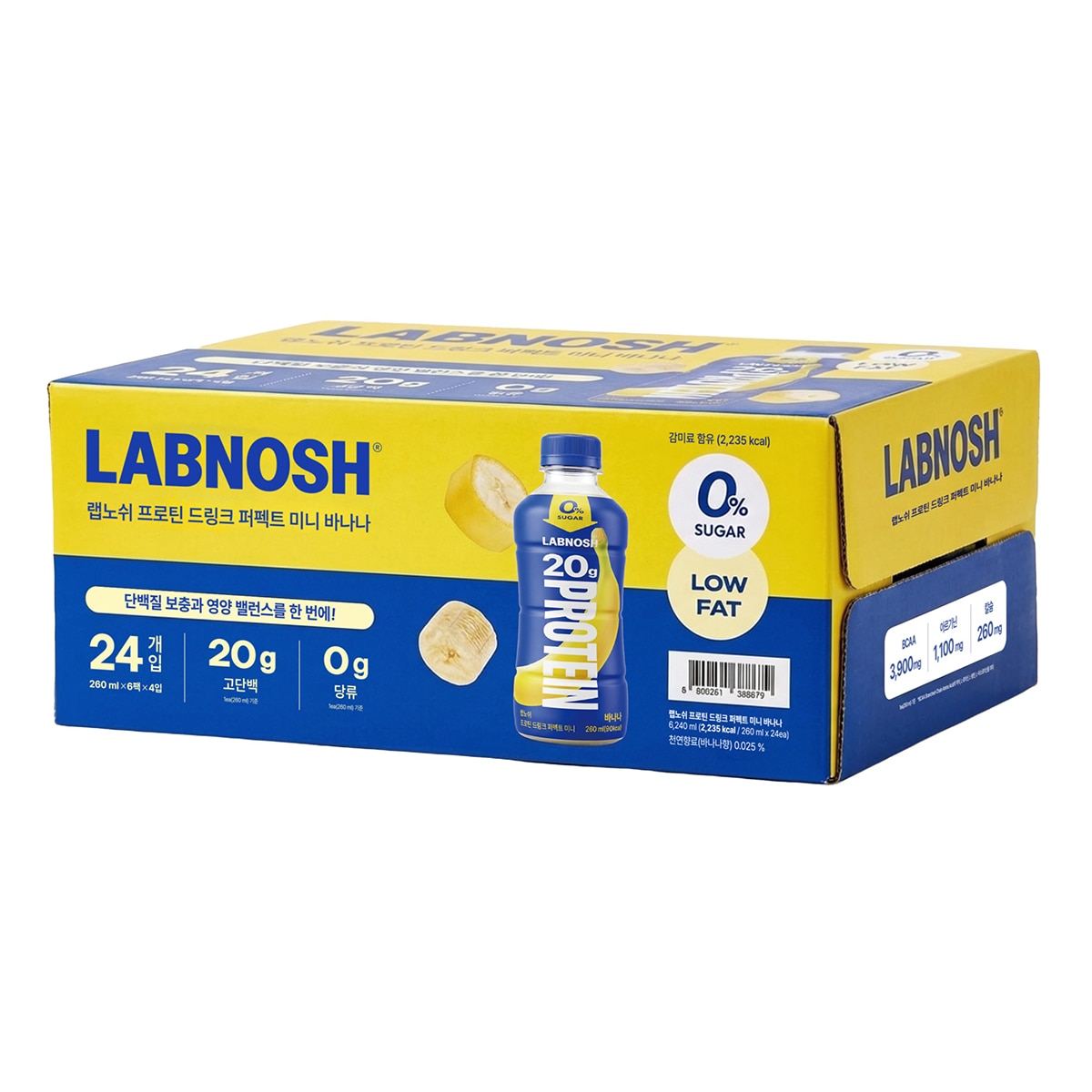 랩노쉬 퍼펙트미니 바나나 260ml x 24