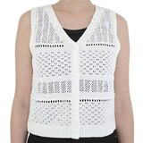 베네뜨 여성 크로셰 니트 베스트 - 아이보리, L