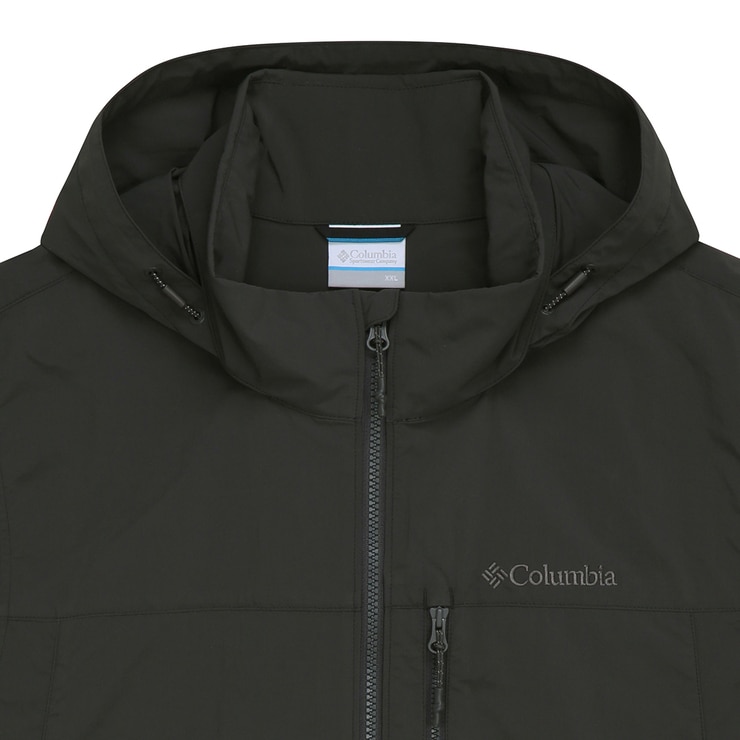 컬럼비아 남성 후드 베스트 - 다크그레이, M