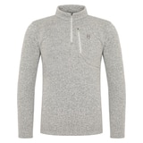밀레 남성 1/4 집업 스웨터 - 멜란지그레이