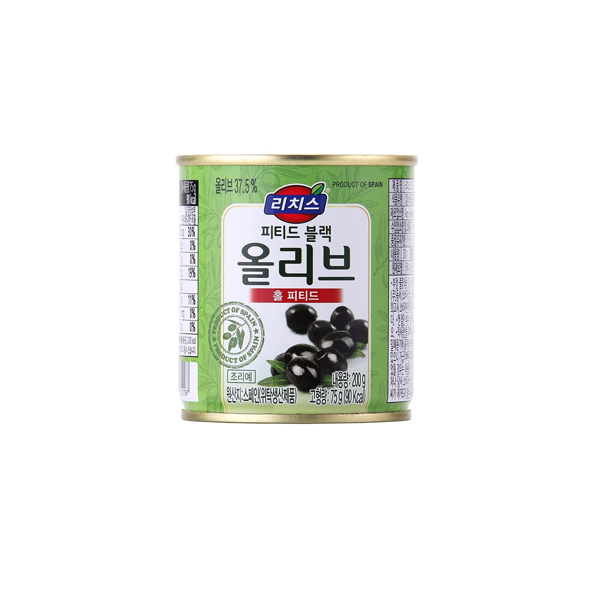 리치스 블랙올리브 200g x 12 - 홀
