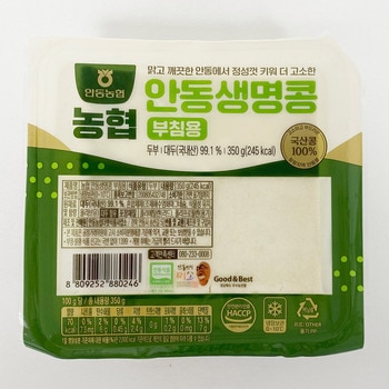 안동 부침 두부 350g x 4 + 찌개용 두부 350g x 4