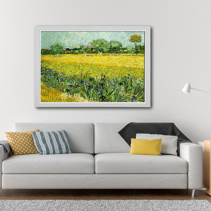 지클레 명화 110 x 86cm - 고흐, 아이리스가 있는 아를의 풍경 지클레 명화 110 x 86cm - 고흐, 아이리스가 있는 아를의 풍경