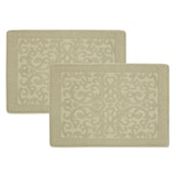 Riviera Home 링스펀 면 욕실 매트 2P - 그린티 Riviera Home 링스펀 면 욕실 매트 2P - 그린티