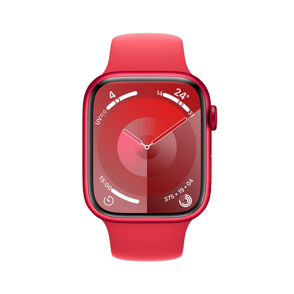 Apple Watch S9 45mm GPS (Product)Red/Red 스포츠 밴드 S/M