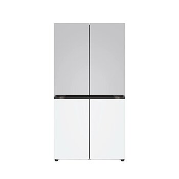 LG 오브제 AI 냉장고 870L, 메탈 그레이/화이트