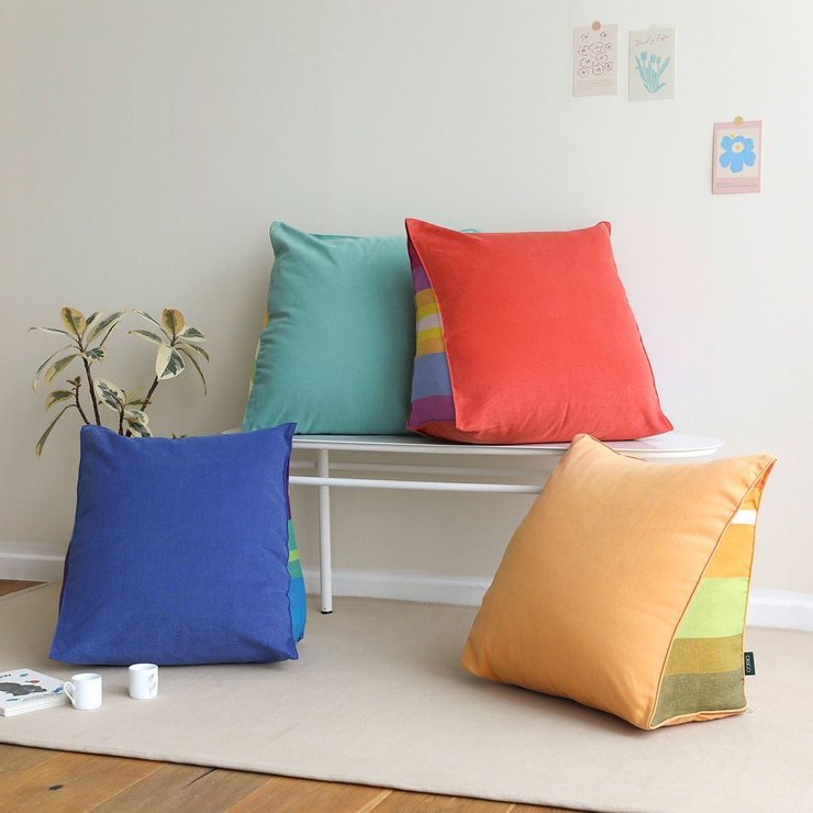 오리고 삼각 쿠션 소형