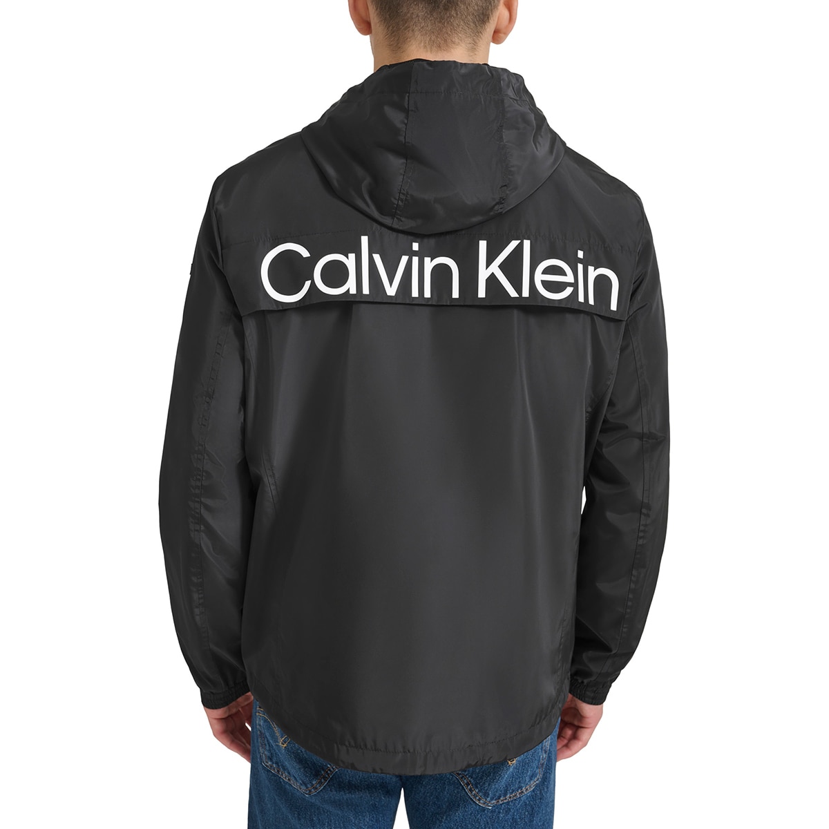캘빈클라인 남성 바람막이 재킷 - 블랙, L