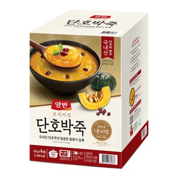 양반 단호박죽 420g x 4 양반 단호박죽 420g x 4