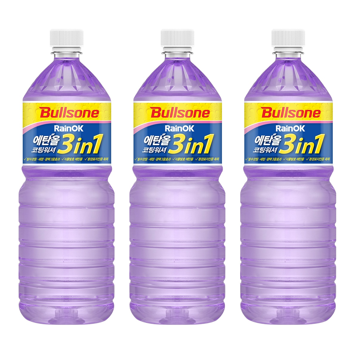 불스원 3 in 1 워셔액 1.8L 3개