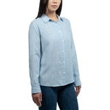 잭스 여성 리넨 스트라이프 셔츠 잭스 여성 리넨 스트라이프 셔츠