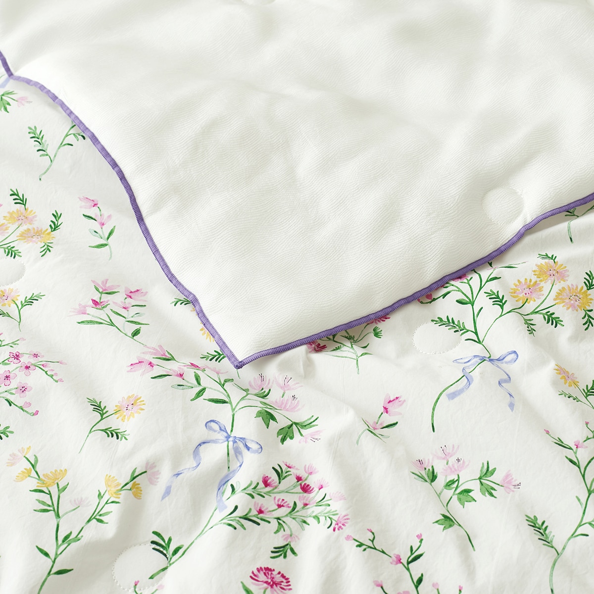 박홍근홈패션 인견/고밀도면 양면 이불 - 싱글, 바이올렛