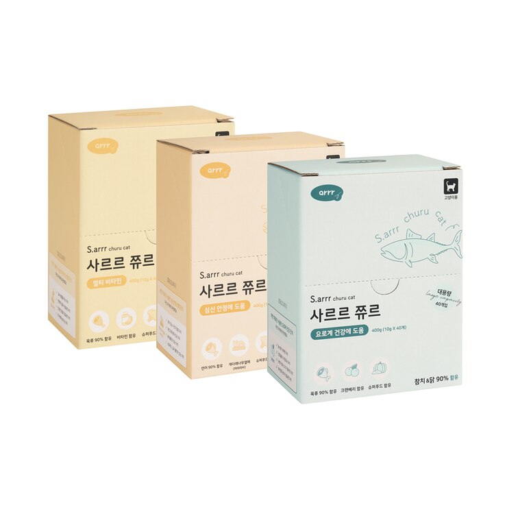 사르르 쮸르 캣 10g x 40 사르르 쮸르 캣 10g x 40