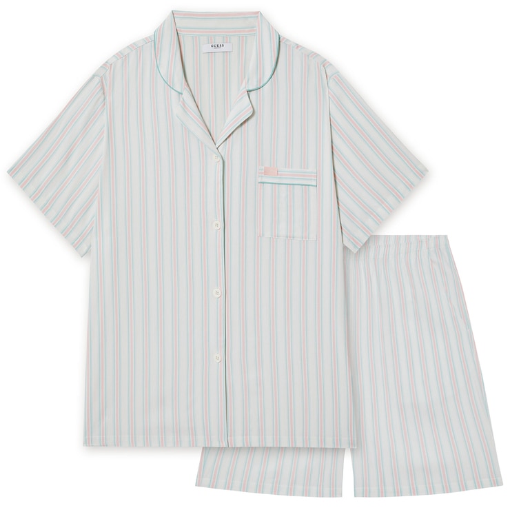 게스 여성 레이온 파자마 세트 - 아이보리