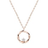 클라베드제이다이아몬드 0.1캐럿목걸이 인피닛