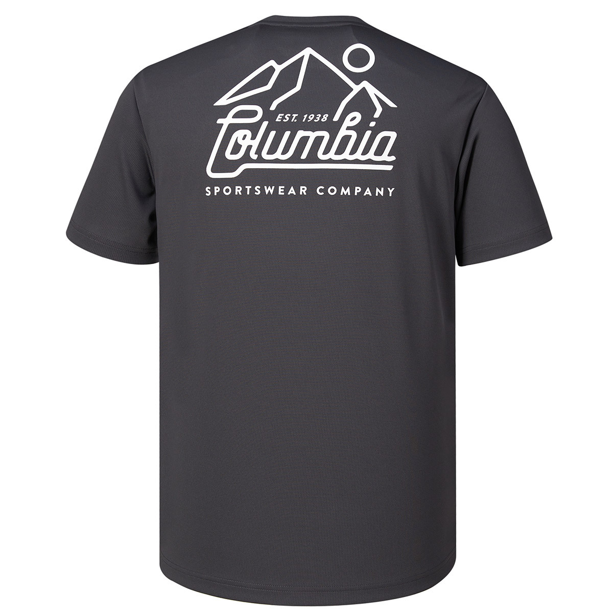 컬럼비아 남성 반소매 티셔츠 - 차콜