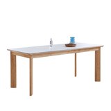 헤이지 세라믹 식탁 세트 6인 - 내츄럴, 마블 화이트