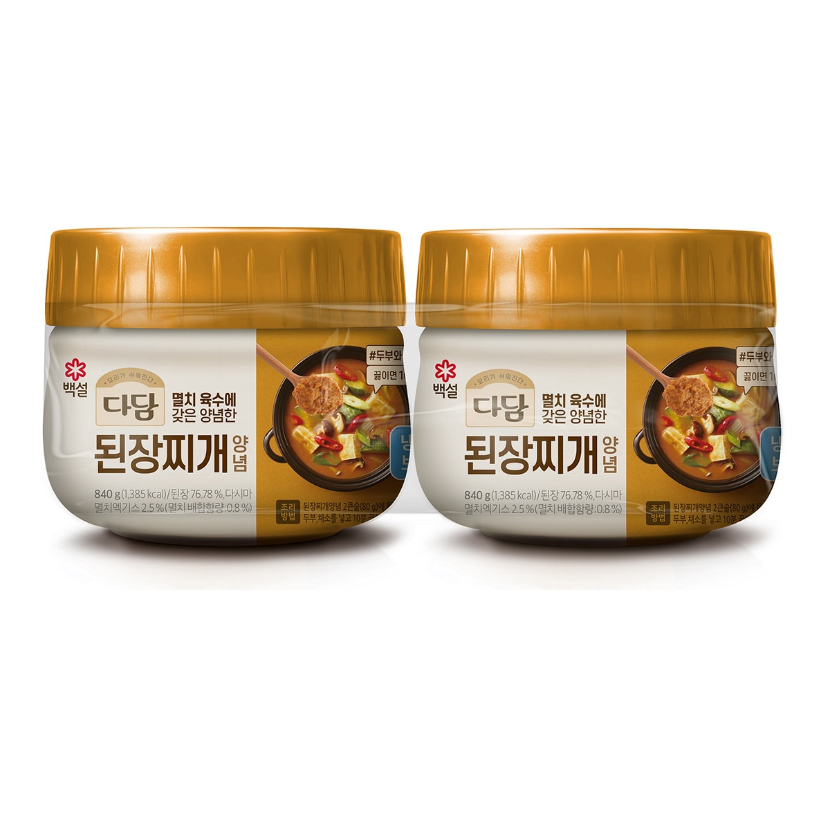 다담 된장찌개 양념 840gx2