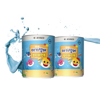 핑크퐁 멀티페인트 0.9L 2개입