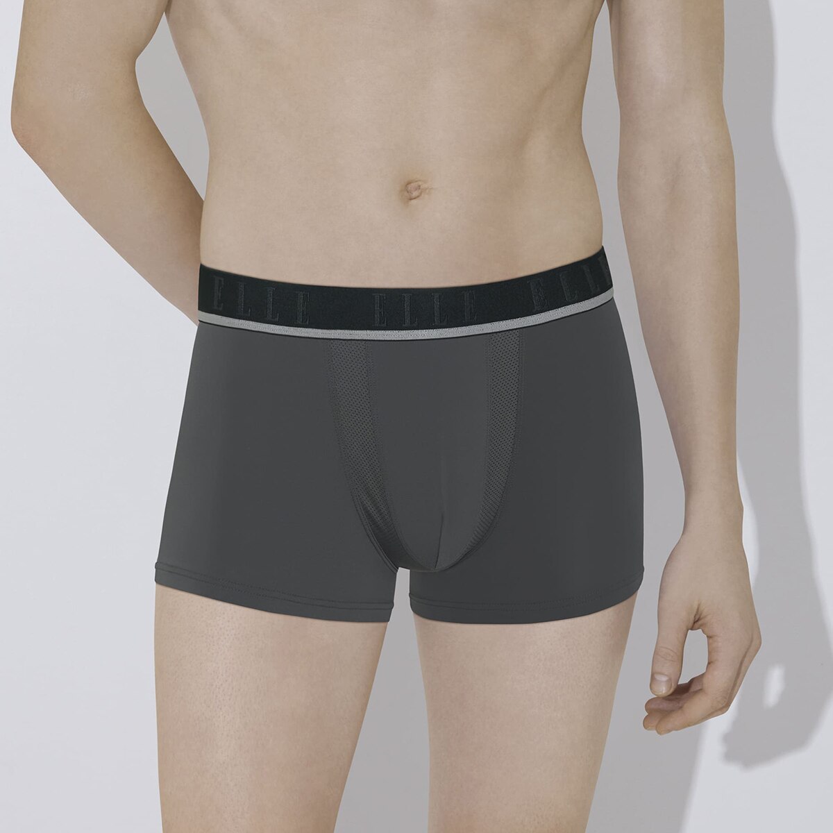 엘르 남성 스포츠 브리프 3 매 - 네이비/챠콜/블랙, XXL(110)