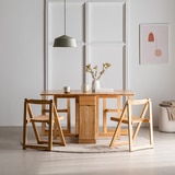 본톤 몰리나 접이식 확장형 식탁 세트