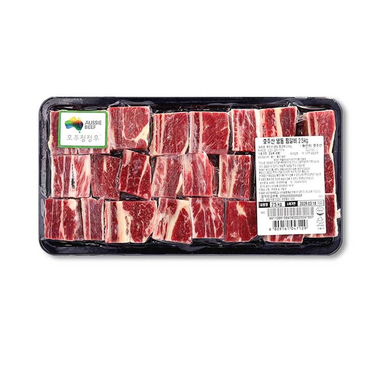 호주산 냉동 찜갈비 2.5kg x 2팩 호주산 냉동 찜갈비 2.5kg x 2팩