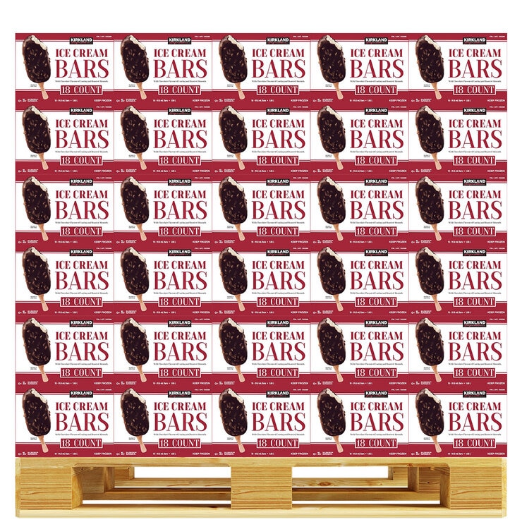 커클랜드 시그니춰 아이스크림바91.6ml x 18 x 198개