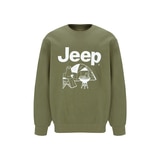 Jeep 키즈 플리스 긴소매 크루넥 - 카키 Jeep 키즈 플리스 긴소매 크루넥 - 카키