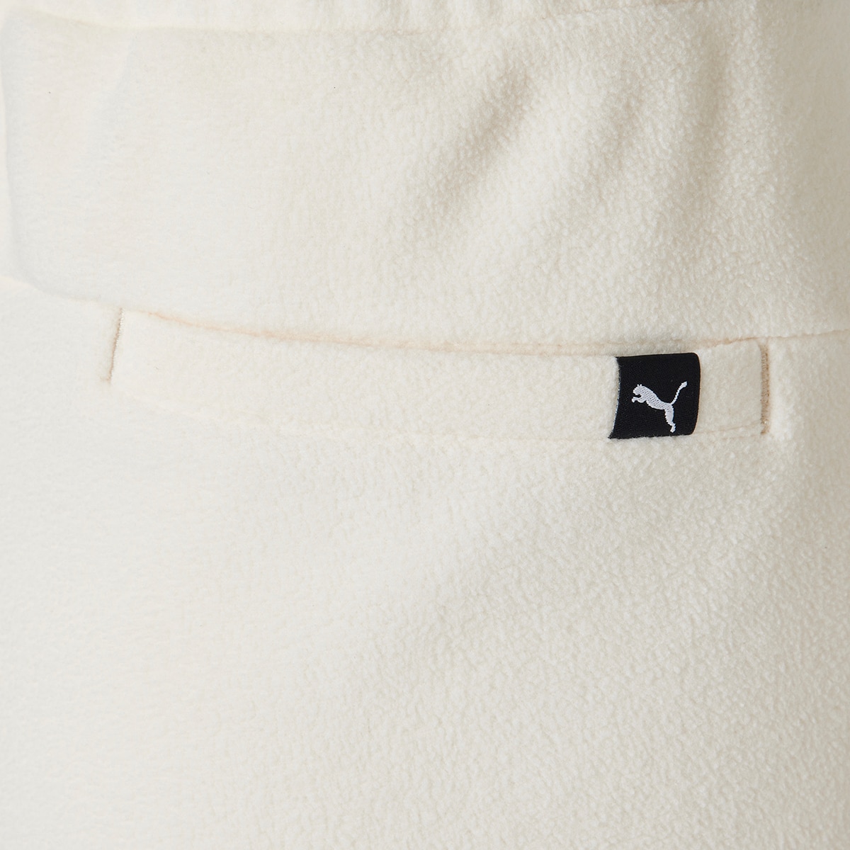 푸마 여성 마이크로 플리스 조거 팬츠 - 화이트 푸마 여성 마이크로 플리스 조거 팬츠 - 화이트