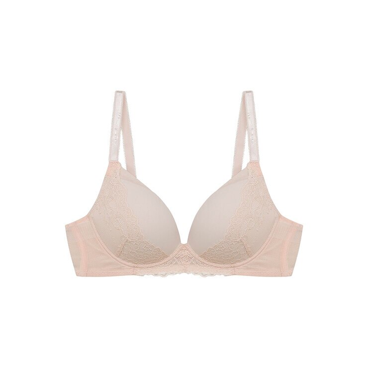 비너스 노와이어 메모리 소프트핏 브라 2매 - 라이트베이지/블랙