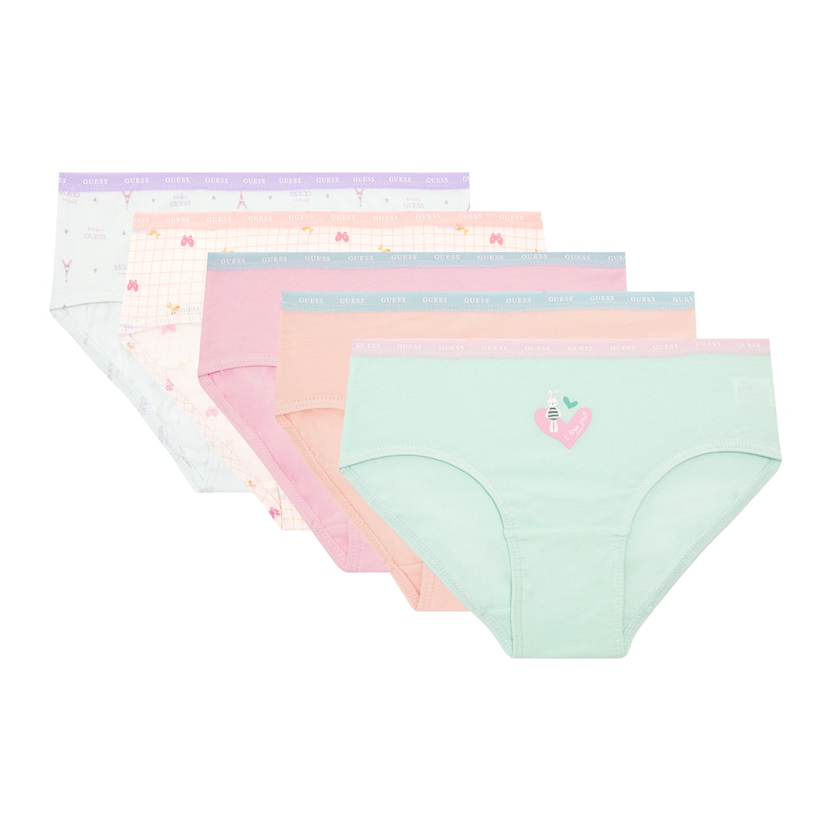 게스 여아 팬티 세트 10매 - 여아B(6SB), 85