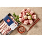 국내산 냉동 돈육 칼집삼겹살+뽈항정 (500g x 4)