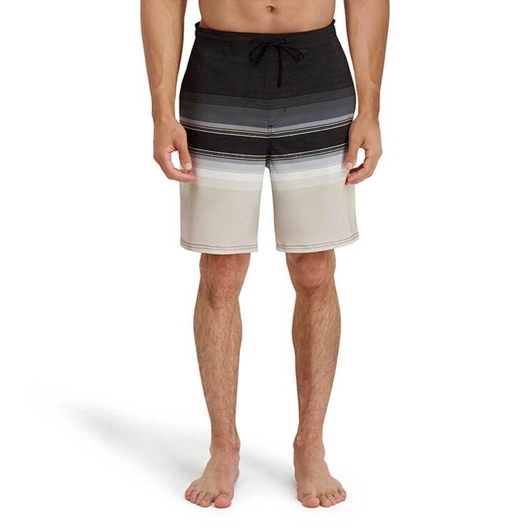 커클랜드 시그니춰 남성 반바지 수영복 - 블랙스트라이프