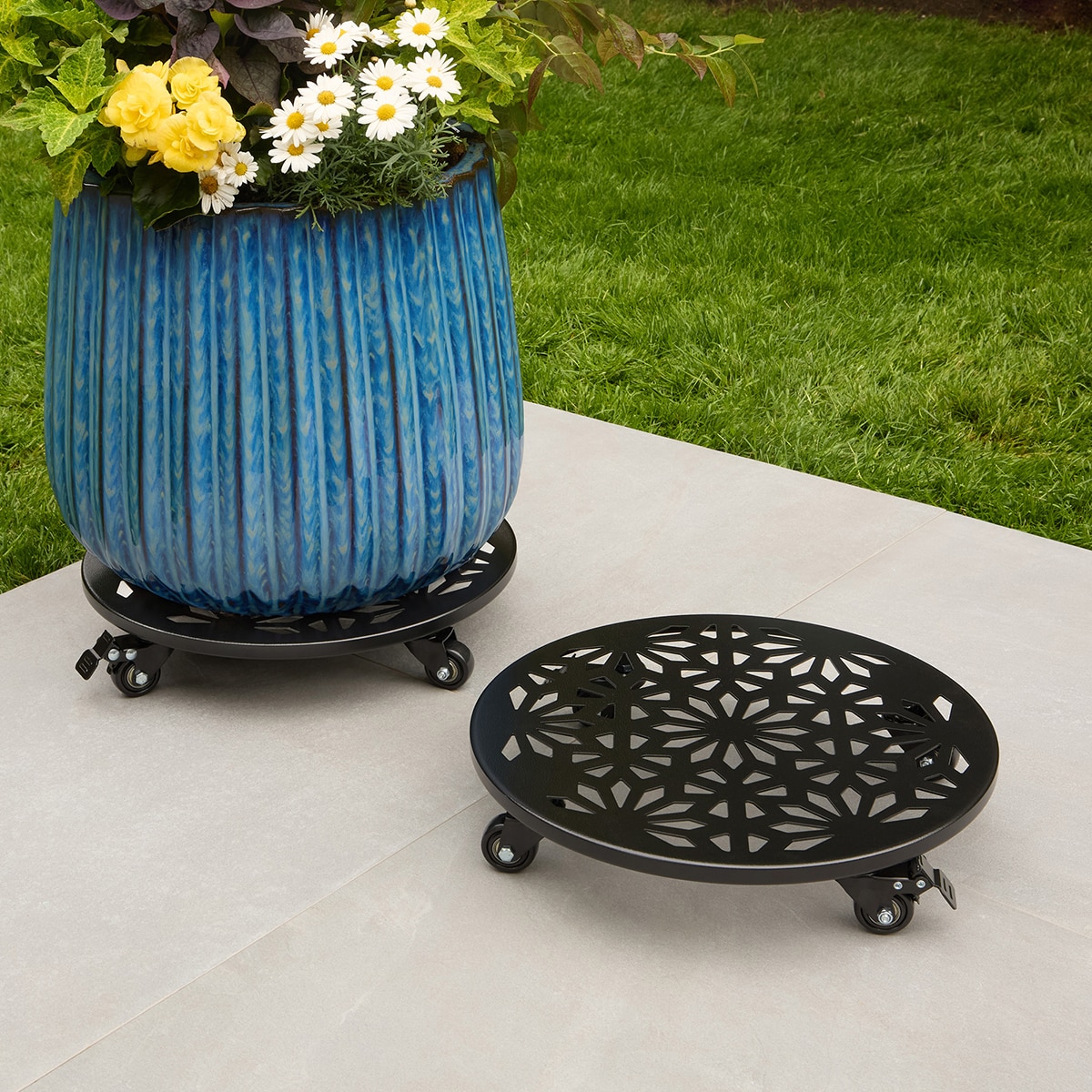 스틸 화분 받침대 2PK 스틸 화분 받침대 2PK