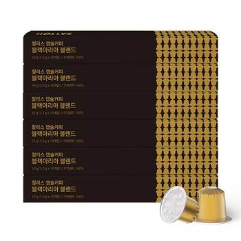 할리스 네스프레소 호환 캡슐 커피 60P - 블랙아리아