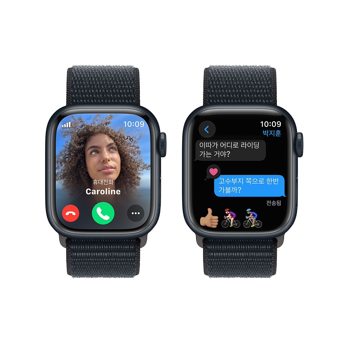 Apple Watch S9 41mm GPS + Cell MD/MD 스포츠 루프