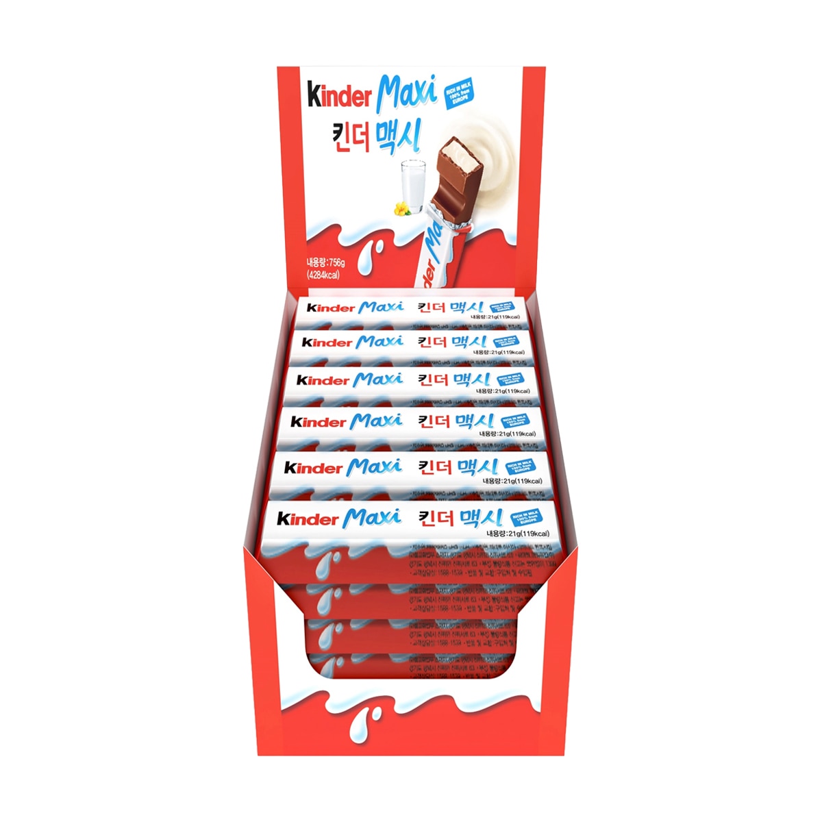 킨더맥시 초콜릿 756g 킨더맥시 초콜릿 756g