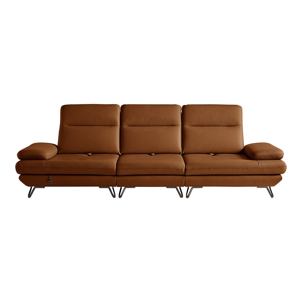 다우닝 모아나 스윙 전체 천연가죽 소파 4인