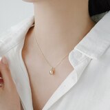 비체 14K 옐로우골드 목걸이 세실