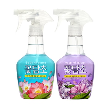 샤프란 꽃담초 섬유탈취제 400ml x 2 + 리필 320ml x 6