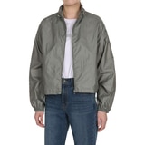 게스 여성 셔링 재킷 - 카키, L