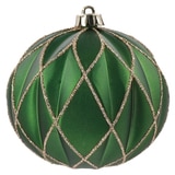 크리스마스 100mm 오너먼트 장식 18개 세트 - 레드/그린