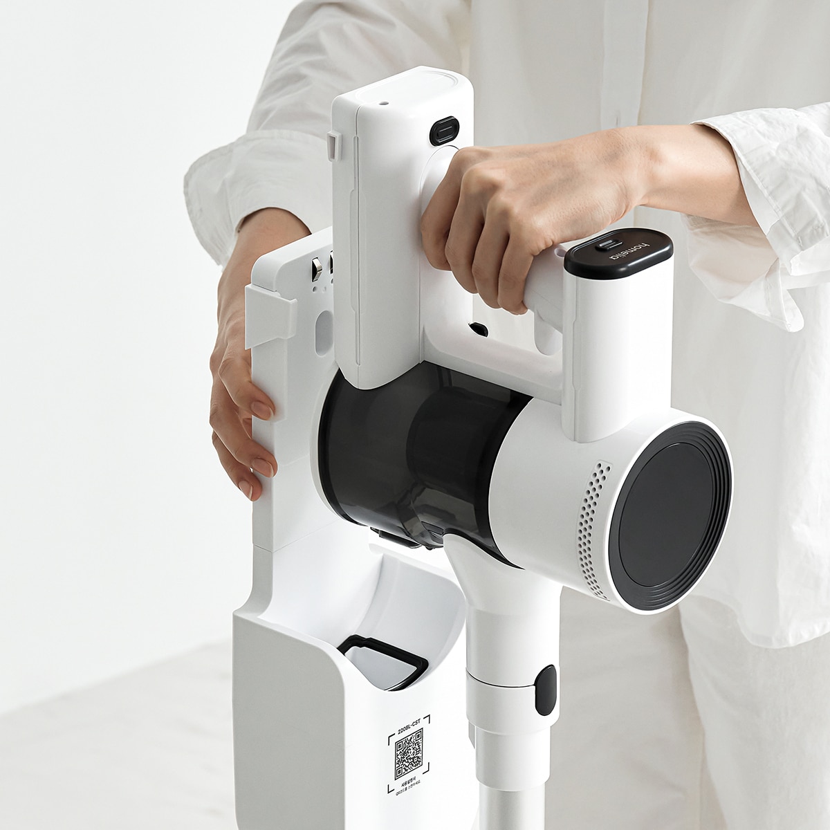 홈리아 BLDC 무선청소기 더스트셋 타워 HA-DS05-CST